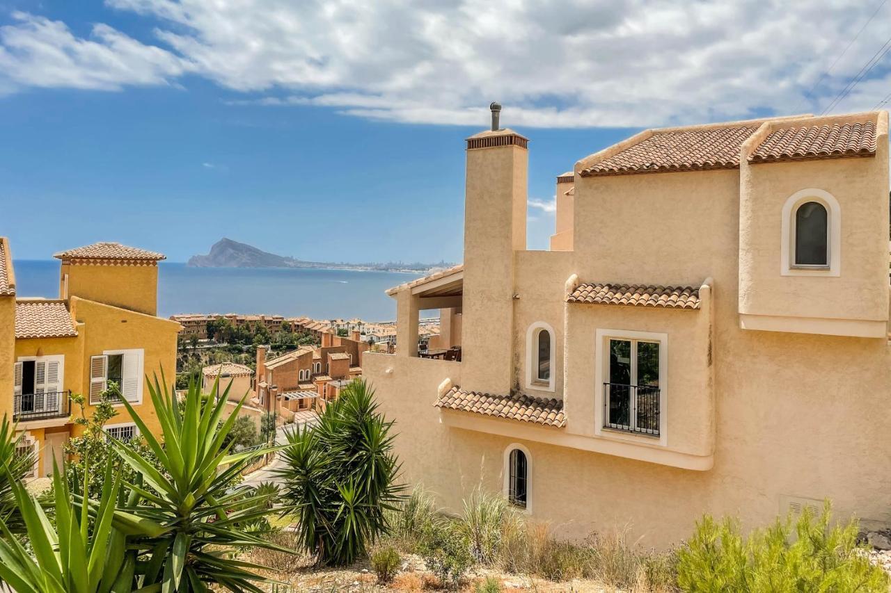 Charming Townhouse With Sea Views & Pool In Altea Vila Calpe Exterior foto
